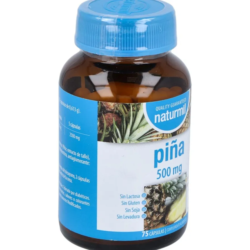 Naturmil Piña 500 mg 75 Cápsulas - Dietmed