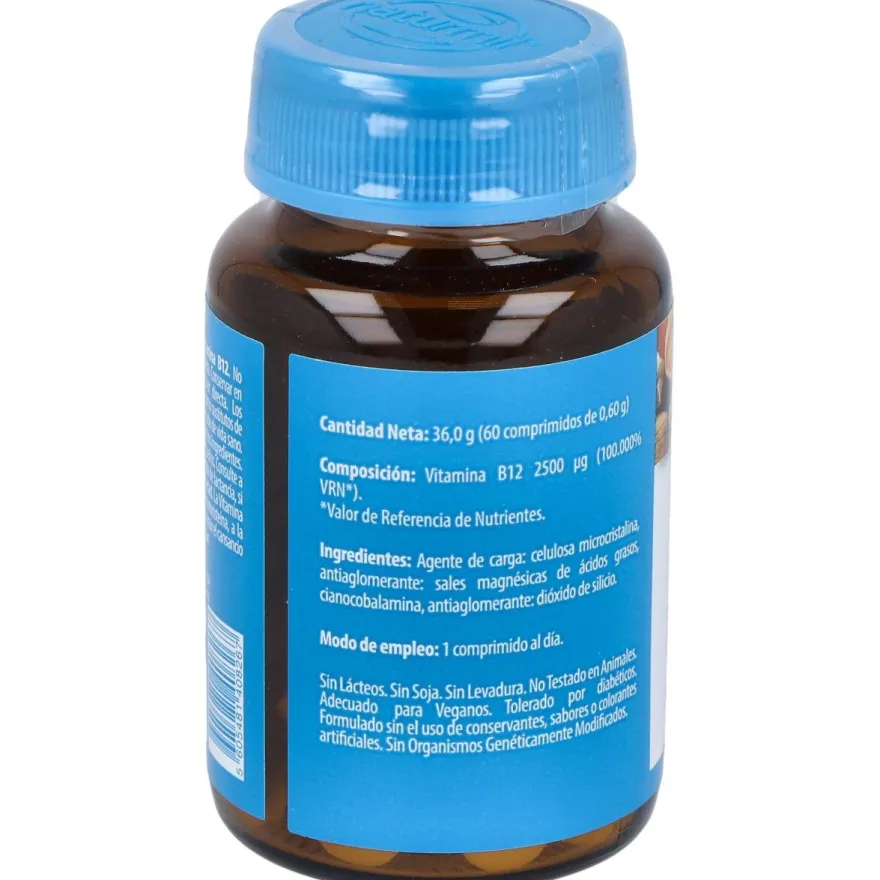 Naturmil Vitamina B12 2500ug 60 Comprimidos - Dietmed