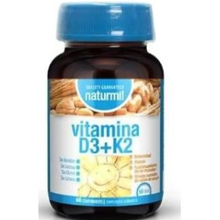 Naturmil Vitamina D3+k2 60comp - Dietmed