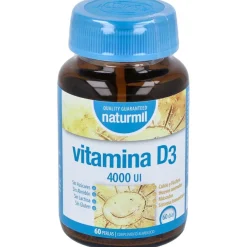 Naturmil Vitamina D3 4000Ui 60 Capsulas
