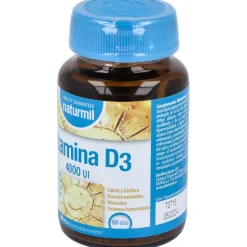 Naturmil Vitamina D3 4000Ui 60 Capsulas