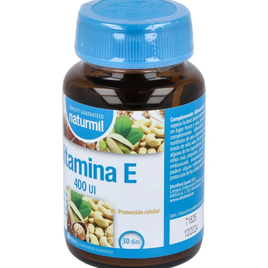 Naturmil Vitamina e 400ui 30 Perlas - Dietmed