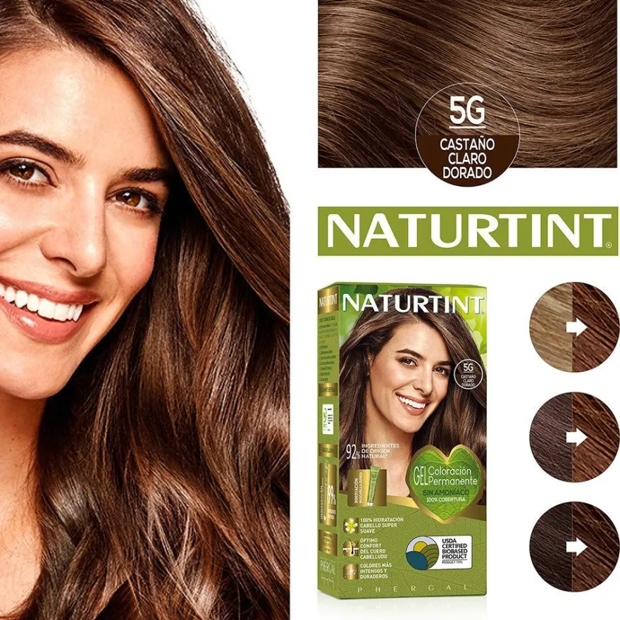 Naturtint Biobased 5G Castaño Claro Dorado