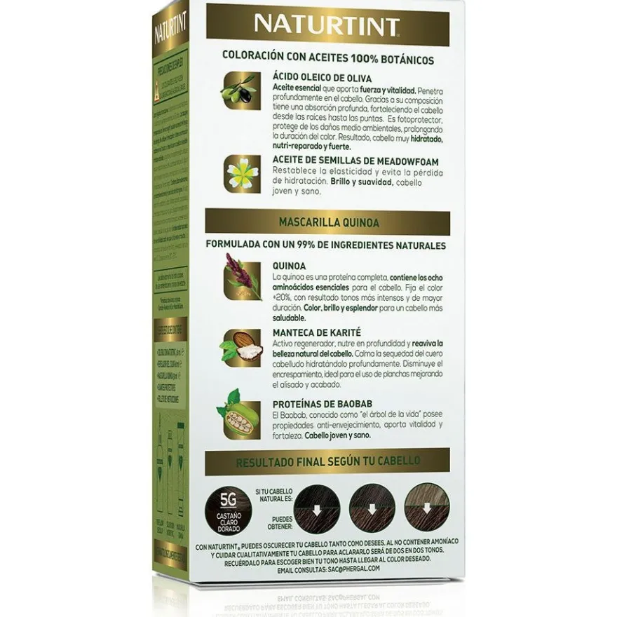 Naturtint Biobased 5G Castaño Claro Dorado