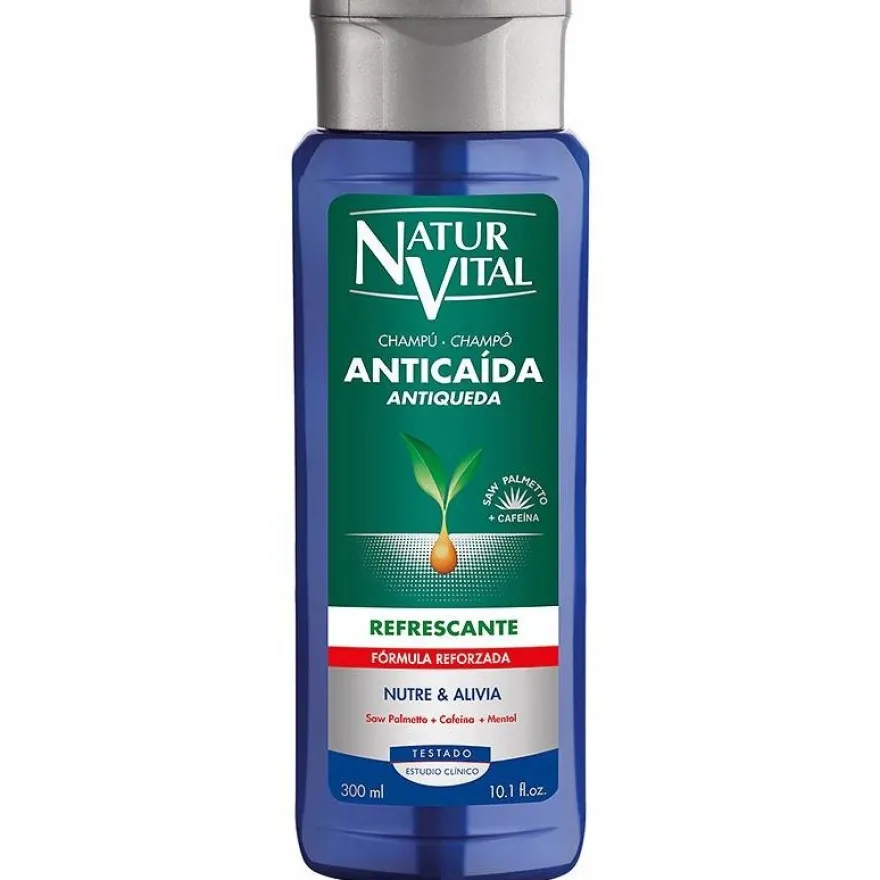 Naturvital Champú Anticaída Refrescante 300Ml