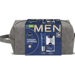 Neceser Hombre Cuidado Antiedad Estuche 3 Pz