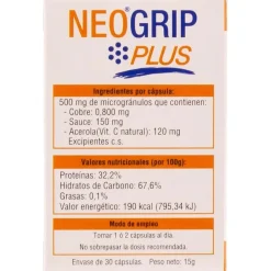 Neo Grip Plus 30cáps - Neovital