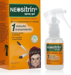 Neositrin Spray Gel - Antipiojos (1 Envase 60 ml) - Sanofi