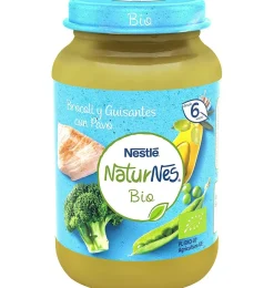 Nestle Naturnes Bio Brocoli Con Guisantes Y Pavo (1 Envase 190 G)