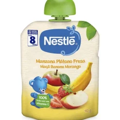 Nestlé Naturnes Manzana Platano y Fresa 90g - Nestl