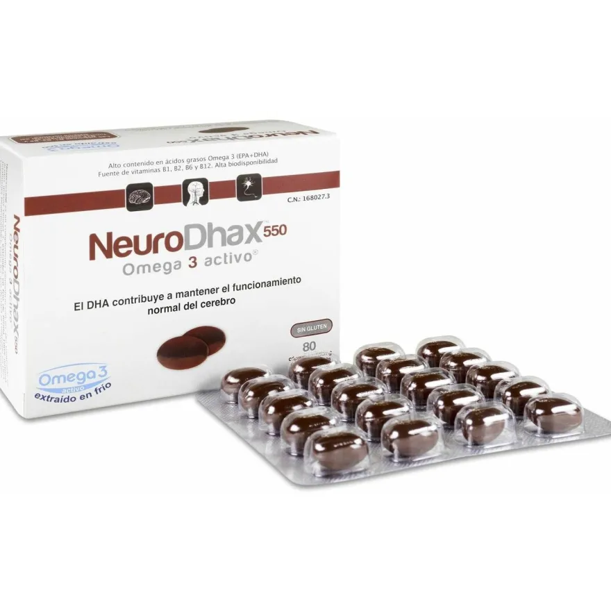 Neurodhax Omega 3 Activo 550 Mg 80 Caps