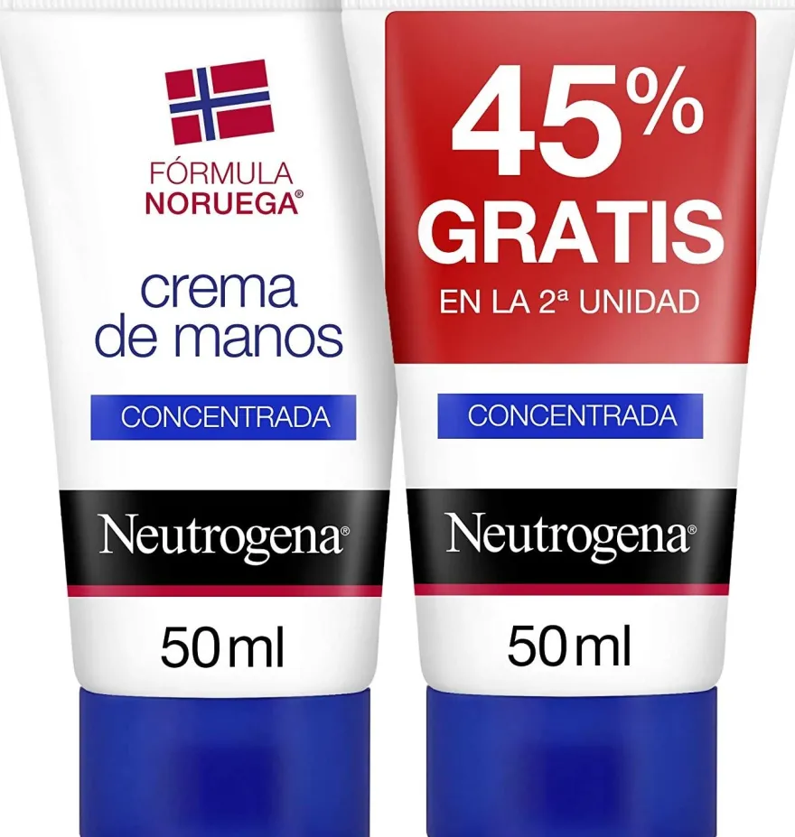 Neutrogena Crema de Manos Concentrada (2 Envases 50 ml) - Johnson&johnson