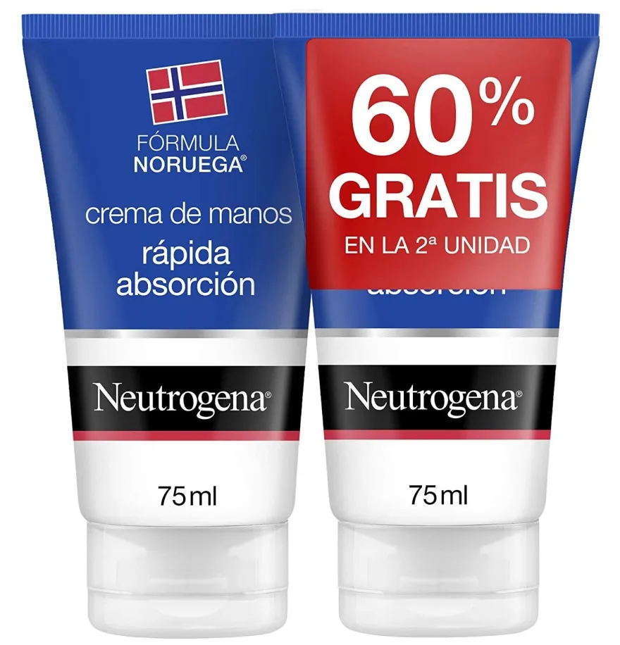 Neutrogena Crema de Manos Rapida Absorcion (2 Unidades 75 ml) - Johnson&johnson