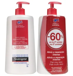 Neutrogena Formula Noruega Locion Corporal - Reparacion Intensa Piel Muy Seca Y Rugosa (2 Envases 750 Ml Duplo)