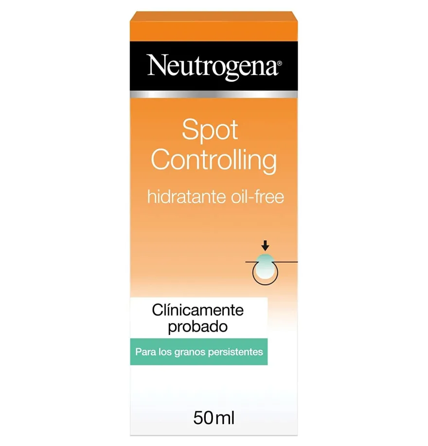 Neutrogena Spot Controlling - Hidratante Oil Free con Ácido Salicilico Purificante 50 ml (1 Envase 50 ml) - Johnson&johnson