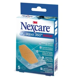 Nexcare Agua 360º Aposito Adhesivo Maxi, 60 x 89 mm, 5 Unidades. - 3M