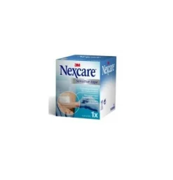 Nexcare Esparadrapo Hipoalergico, Sensitive Tape, 5 M x 5 cm Color Blanco. - 3M