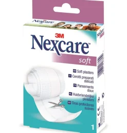 Nexcare Soft Tiras Protectoras Suaves, Aposito Adhesivo 1m X 8 Cm. - 3m - Sin Marca