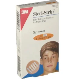 Nexcare Steri Strip Sutura Cutánea Estéril, 75 mm X 3 Mm, 5 Tiras. - 3m - Sin Marca