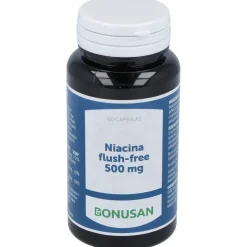 Niacina 500mg Flush Free 60caps - Bonusan