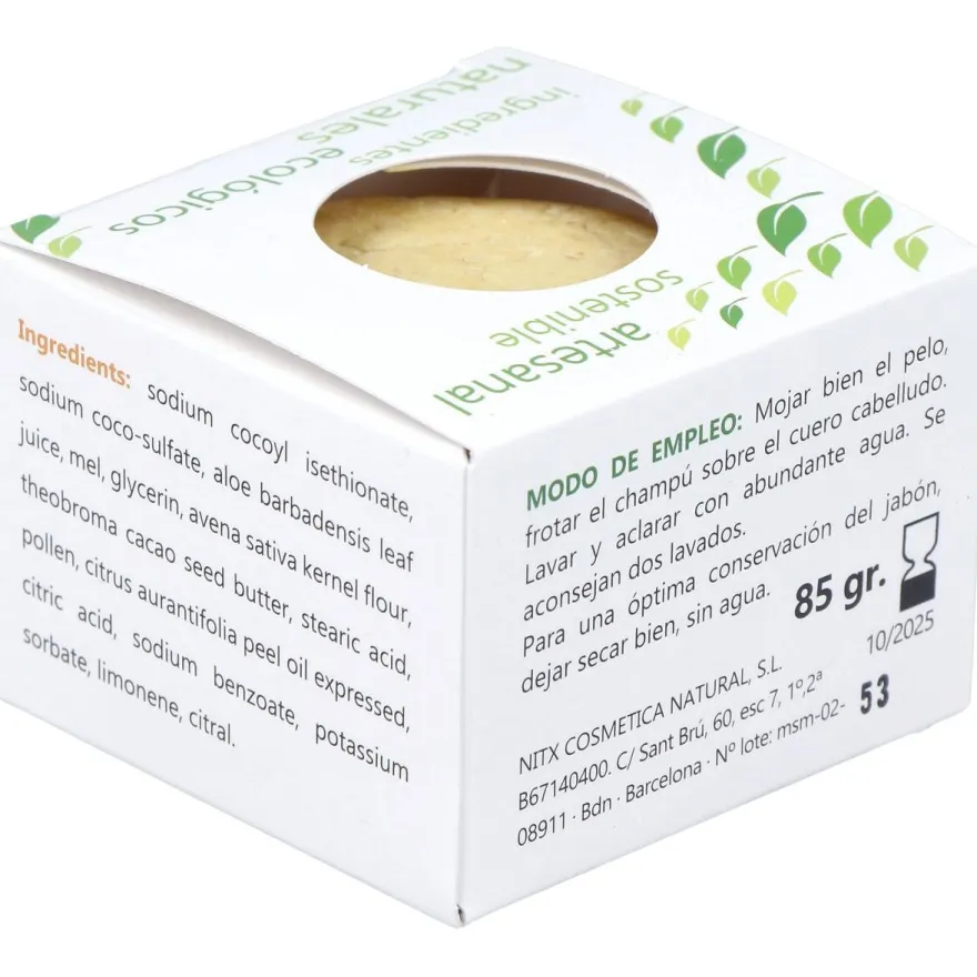 Nitx Champú Sólido Regenerador 85G