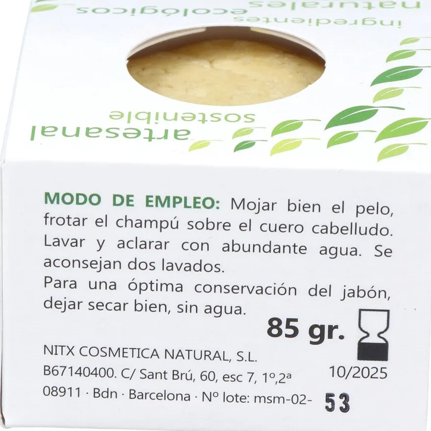 Nitx Champú Sólido Regenerador 85G