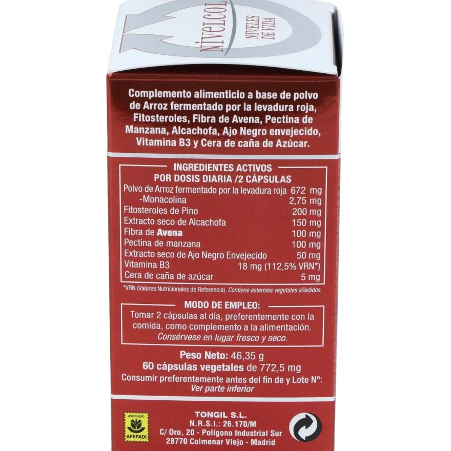 Nivelcol 60 Capsulas Tongil 2