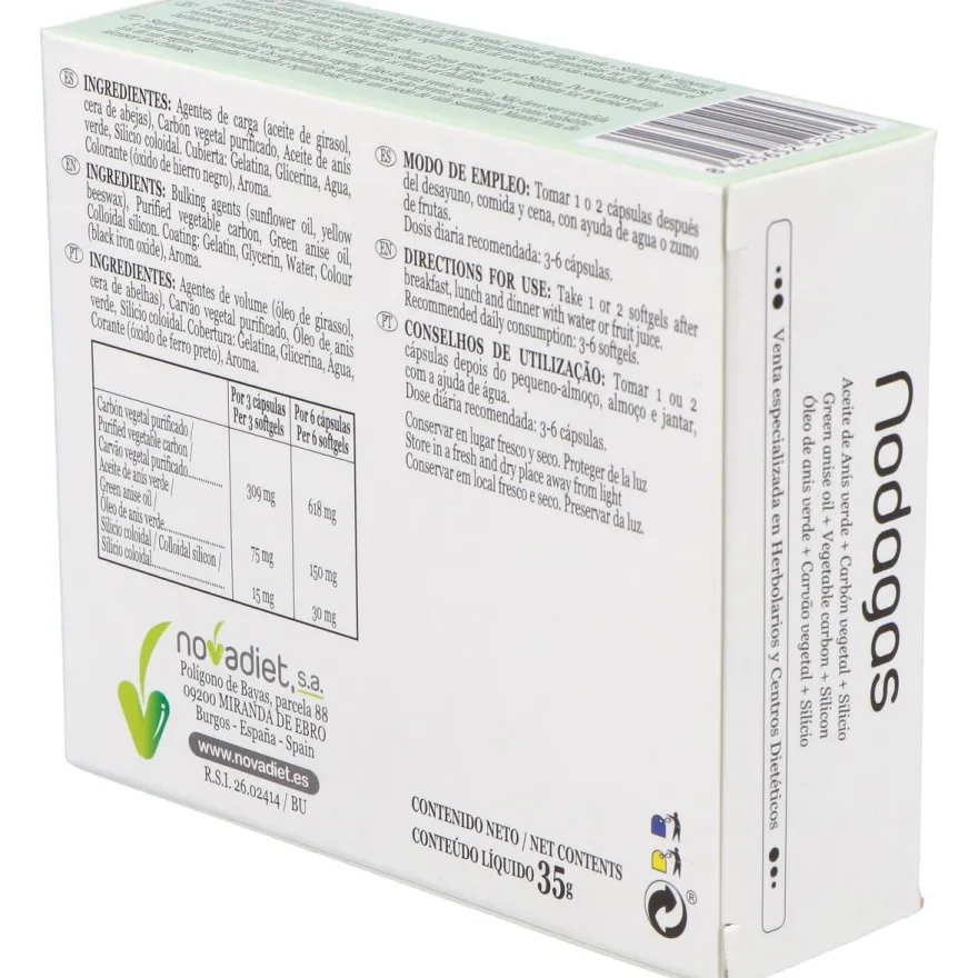 Nodagas (ragon - 2) 48cap - Novadiet