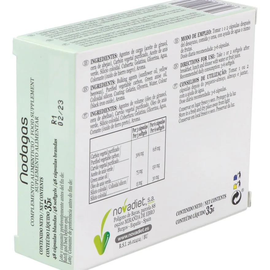 Nodagas (ragon - 2) 48cap - Novadiet