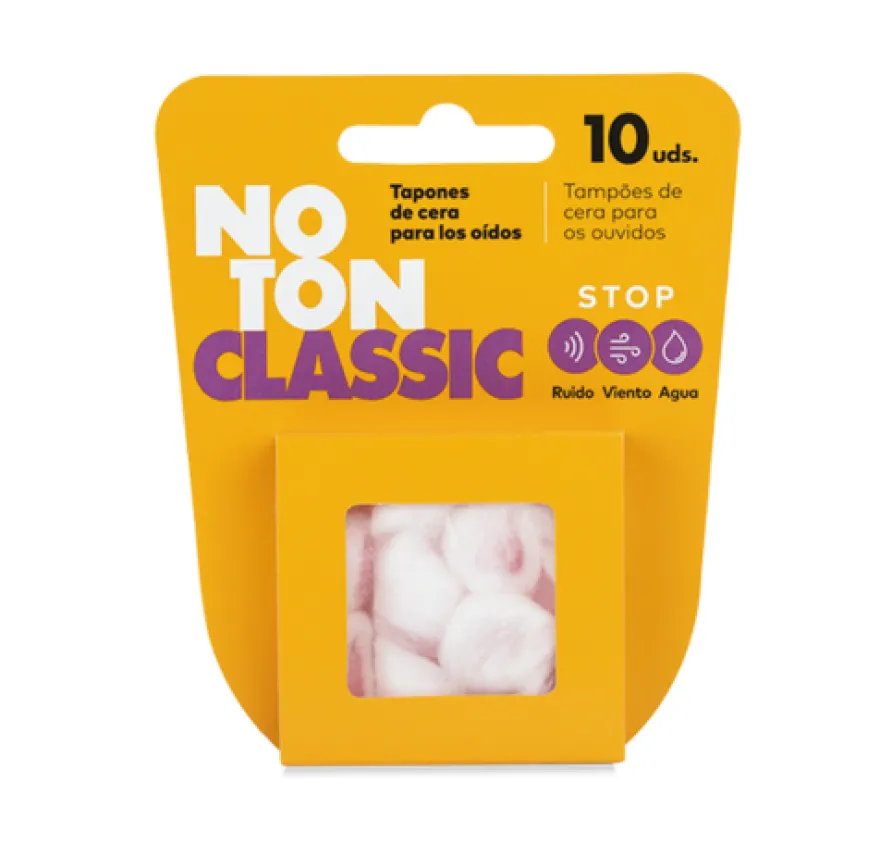 Noton Classic Tapones De Cera, 10 ud.- Orkla