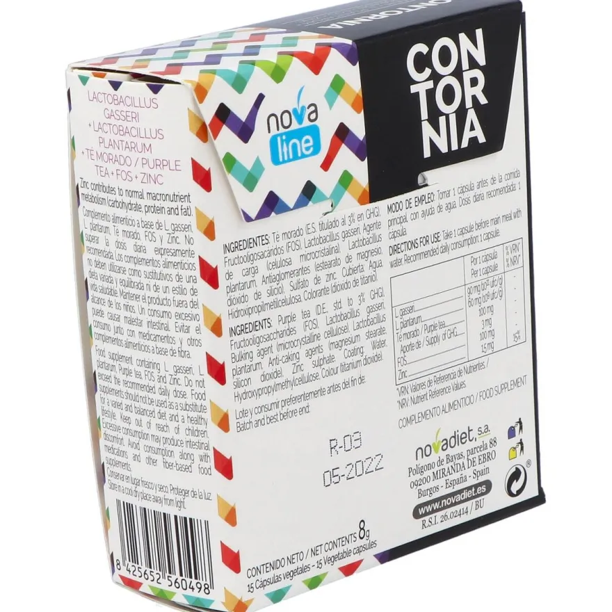 Novadiet Contornia 15 Cápsulas