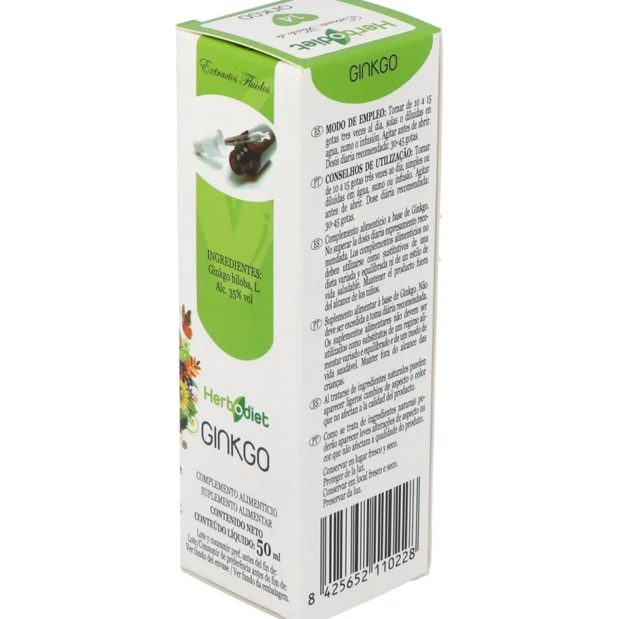 Novadiet Herbodiet Extracto Fluido De Ginkgo 50Ml