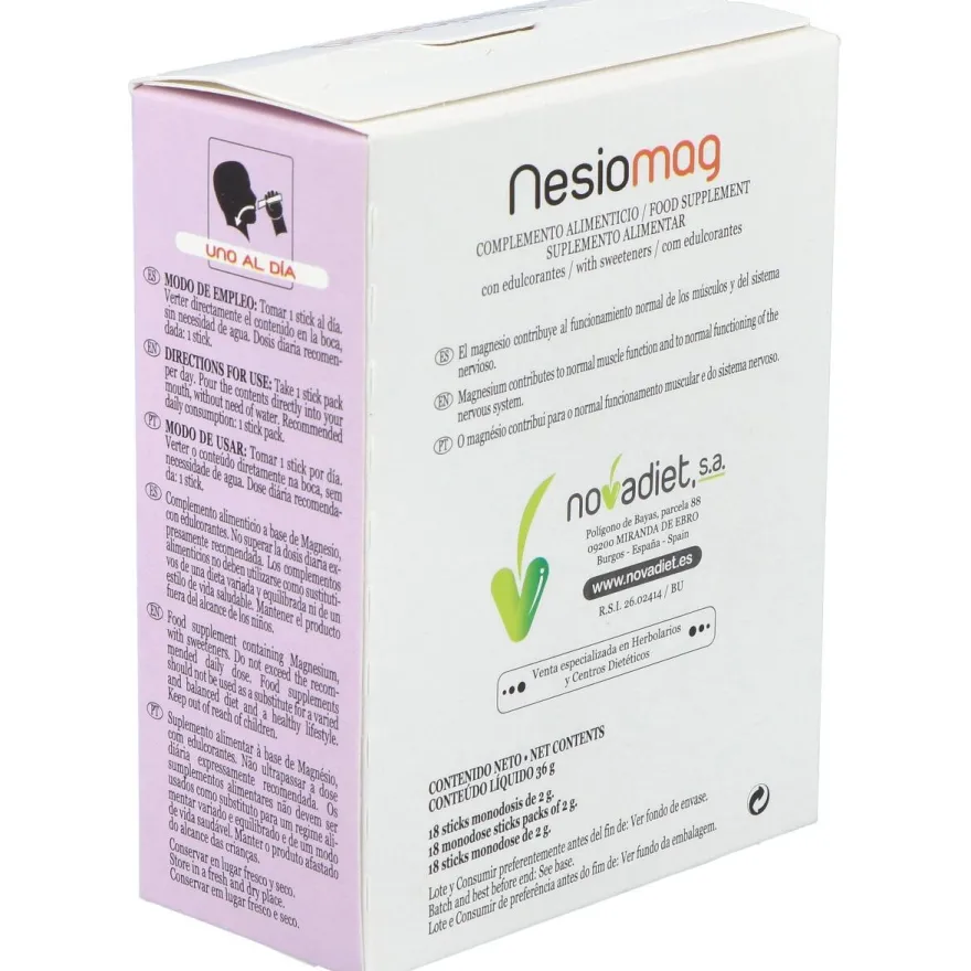 Novadiet Nesiomag 18 Sticks