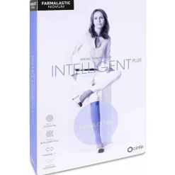 Novum Intelligent Media Corta Compresión Normal T5 Caviar, 1 Par - Farmalastic