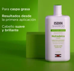 Nutradeica Champú Anticaspa Grasa, 400 ml. - Isdin