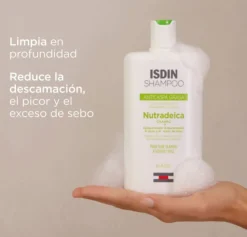 Nutradeica Champú Anticaspa Grasa, 400 ml. - Isdin