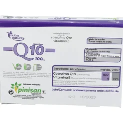 Nutranature Q10 100mg 30caps - Pinisan