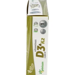Nutra Nature Vitaminas D3 + K2 60caps - Pinisan