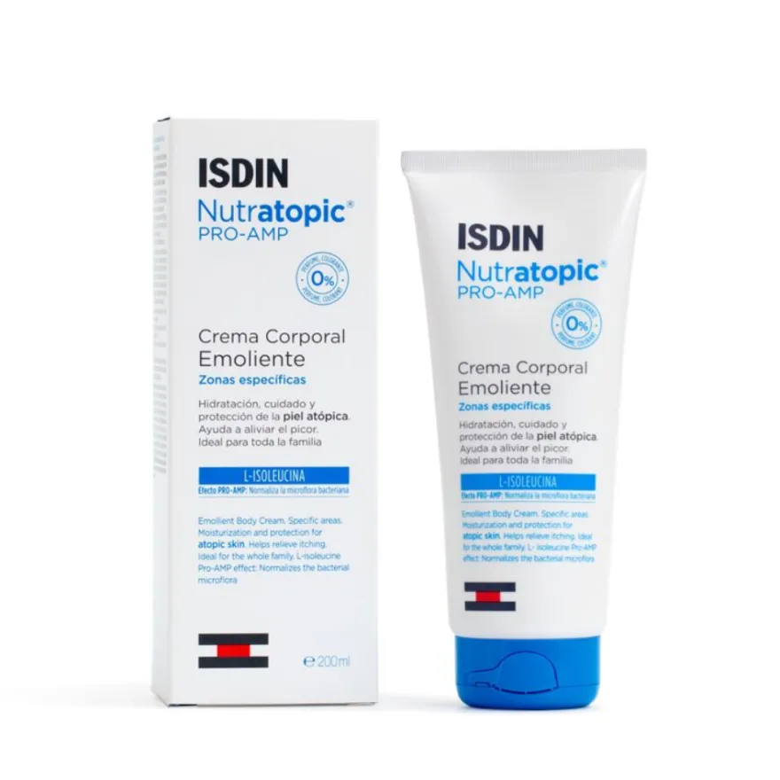 Nutratopic PRO-AMP Crema Corporal Emoliente, 200 ml. - Isdin