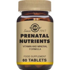 Nutrientes Prenatales 60 Comprimidos - Solgar