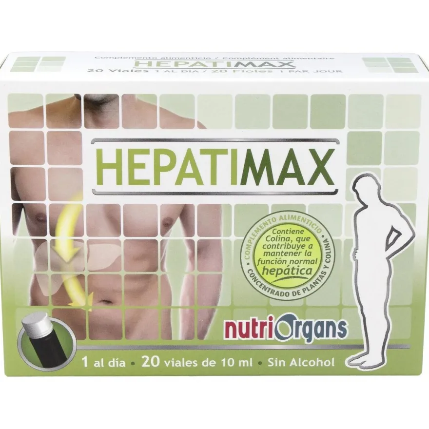 Nutriorgans Hepatimax 20 Viales - Tongil