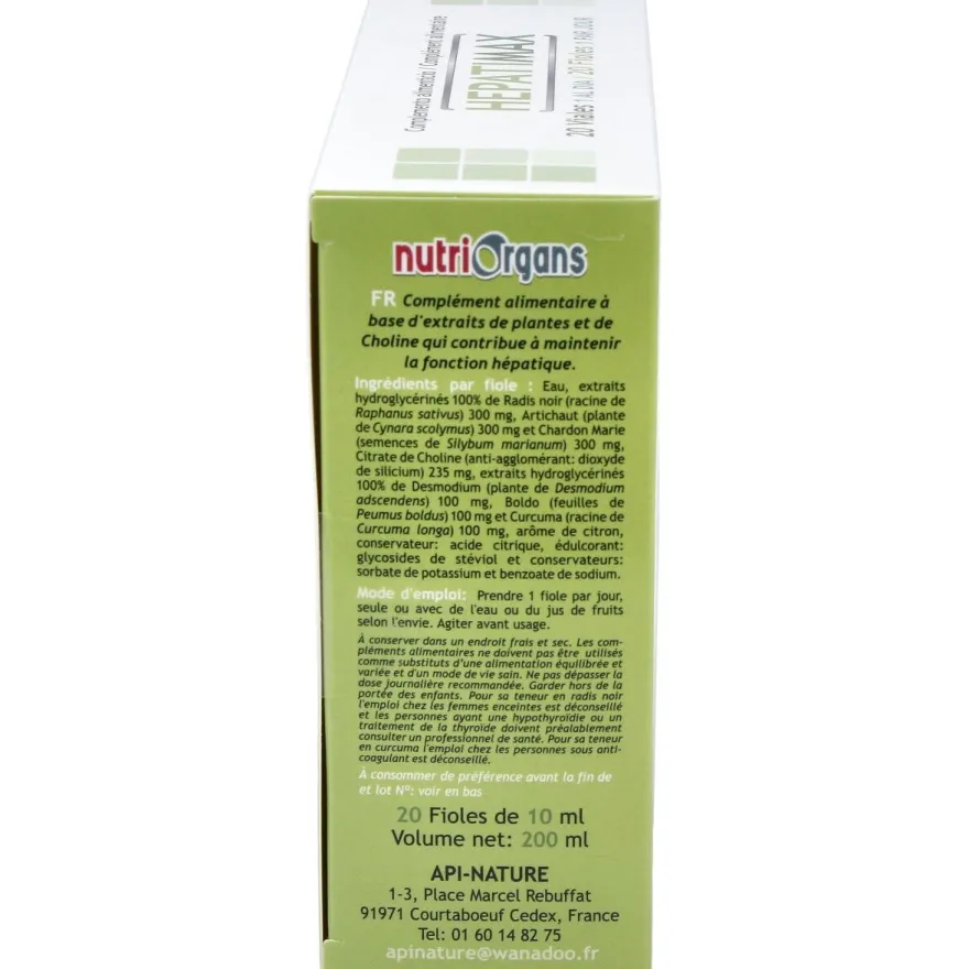 Nutriorgans Hepatimax 20 Viales - Tongil
