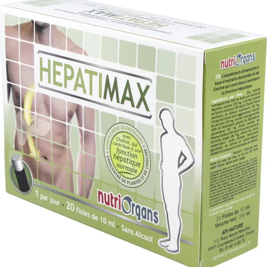 Nutriorgans Hepatimax 20 Viales - Tongil
