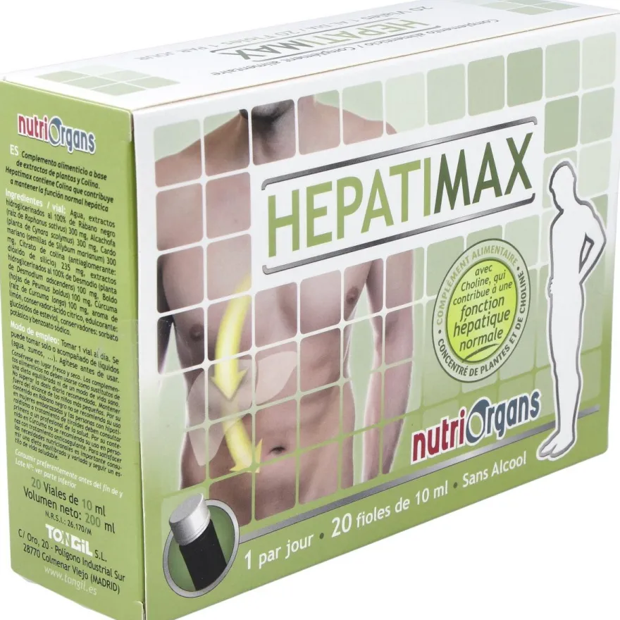 Nutriorgans Hepatimax 20 Viales - Tongil