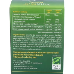 Nutrisgs Activado 60 Cápsulas - Cien por Cien Natural