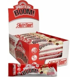 Nutrisport Protein Boom Barritas Fresa-Cheescake 24Uds
