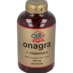 Obire Aceite De Onagra + Vit E 500Mg 450 Perlas