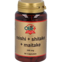 Obire Reishi Shitake Maitake 300Mg 90Caps