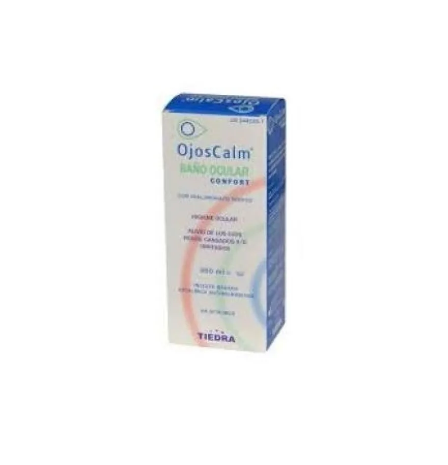 Ojoscalm Baño Ocular Esteril (1 Envase 360 ml) - Tiedra