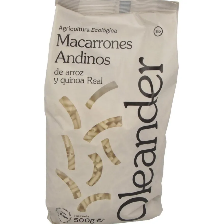 Oleanders Macarrones Arroz Quinoa sin Gluten 500g - Oleander